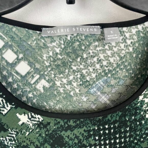 Valerie Steven Women Crew Neck Pullover 3/4 Sleeve Blouses Top Size S - Picture 3 of 6